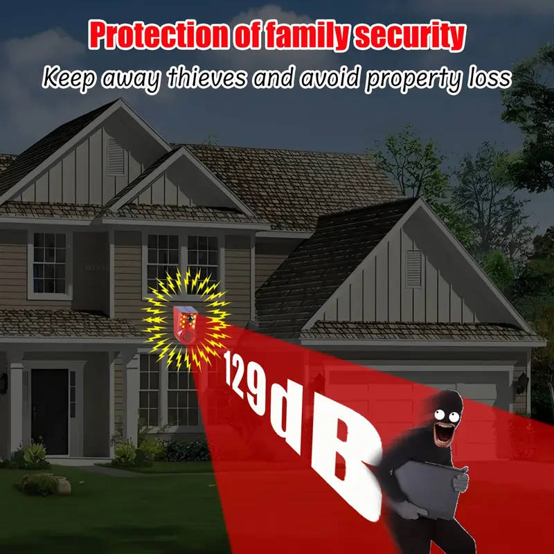 Solar Motion Sensor Alarm