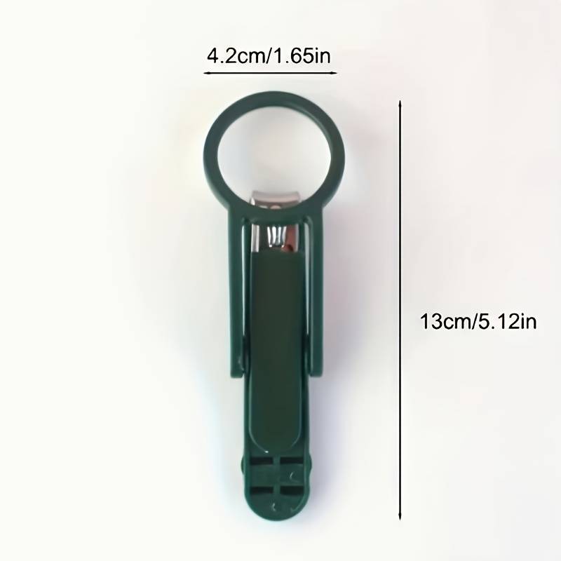 1pc Stainless Steel Nail Clippers with Magnifying Glass Ergonomic Precision Angled Edge Splas