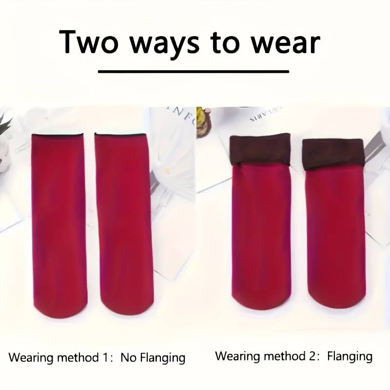 5 Pairs Black One Size High Elastic Socks