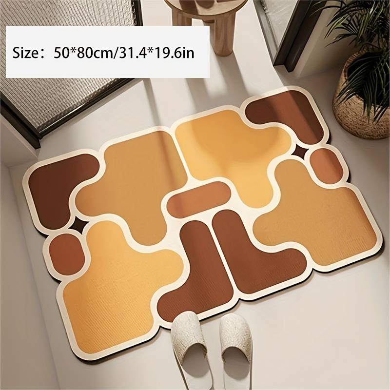 1Pc Green 50x80cm 31.4x19.6inch Floor Mat