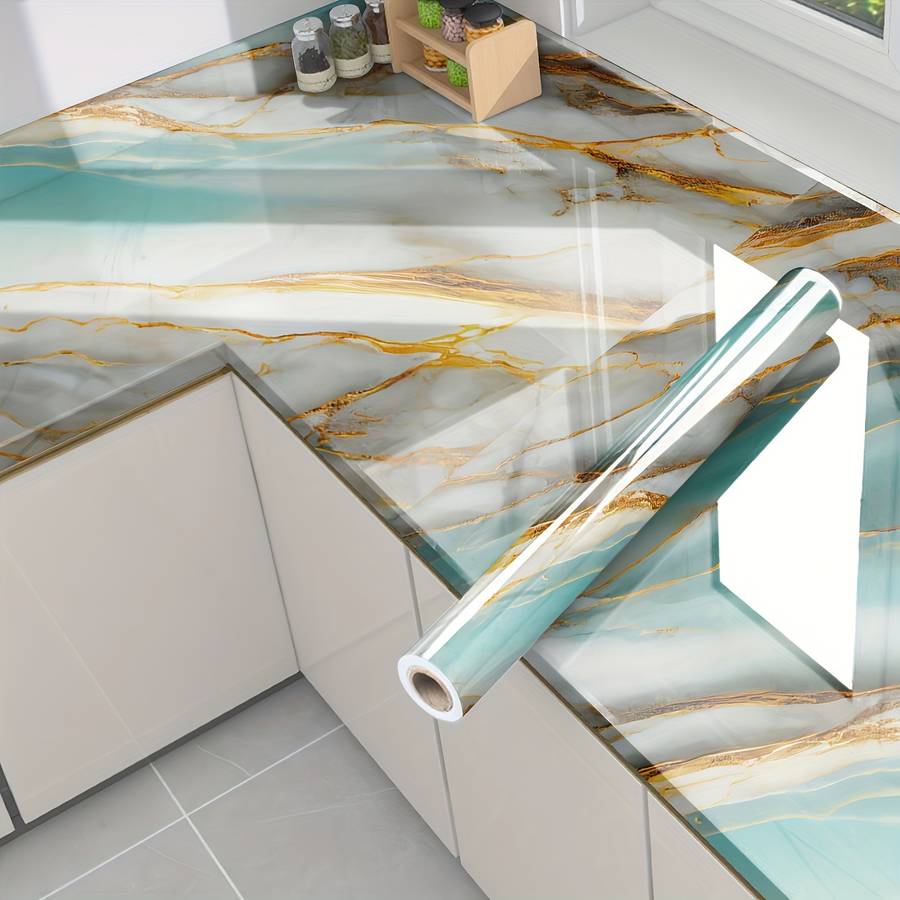 1PC Wall StickersWhite Dark Golden40X300CM 15.7X118.1in