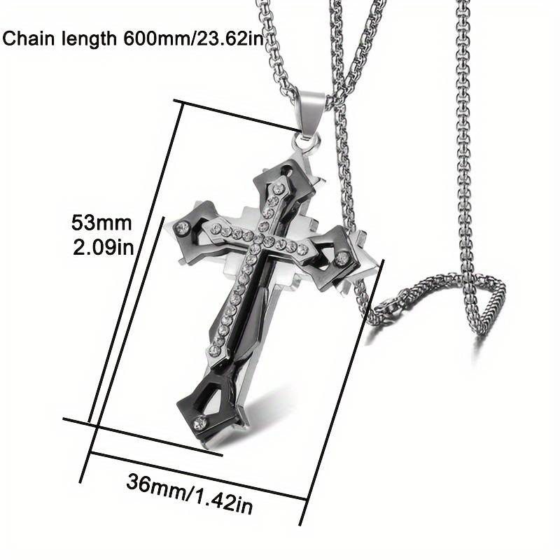 1 Piece Black Jesus Theme Pendant
