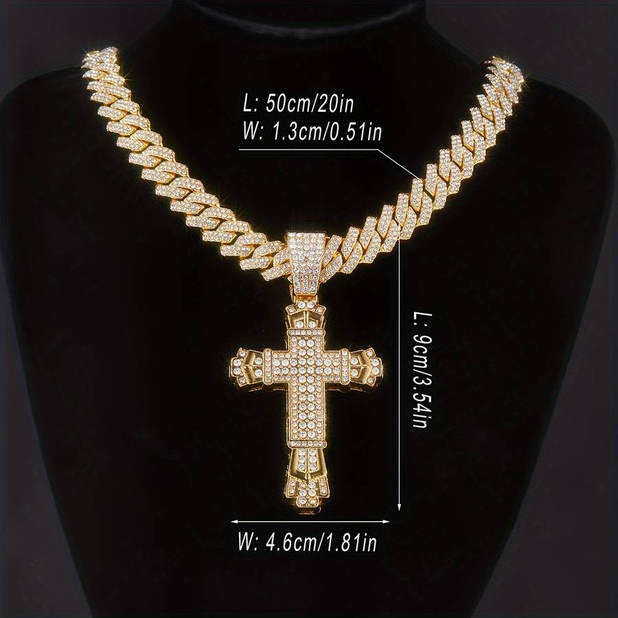 1 Piece Golden Jesus Theme Pendant
