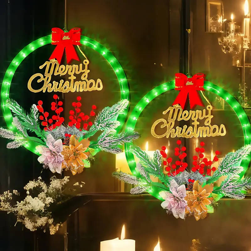 2025 New DIY 8 Color Flashing Function Timer Christmas Light Sign