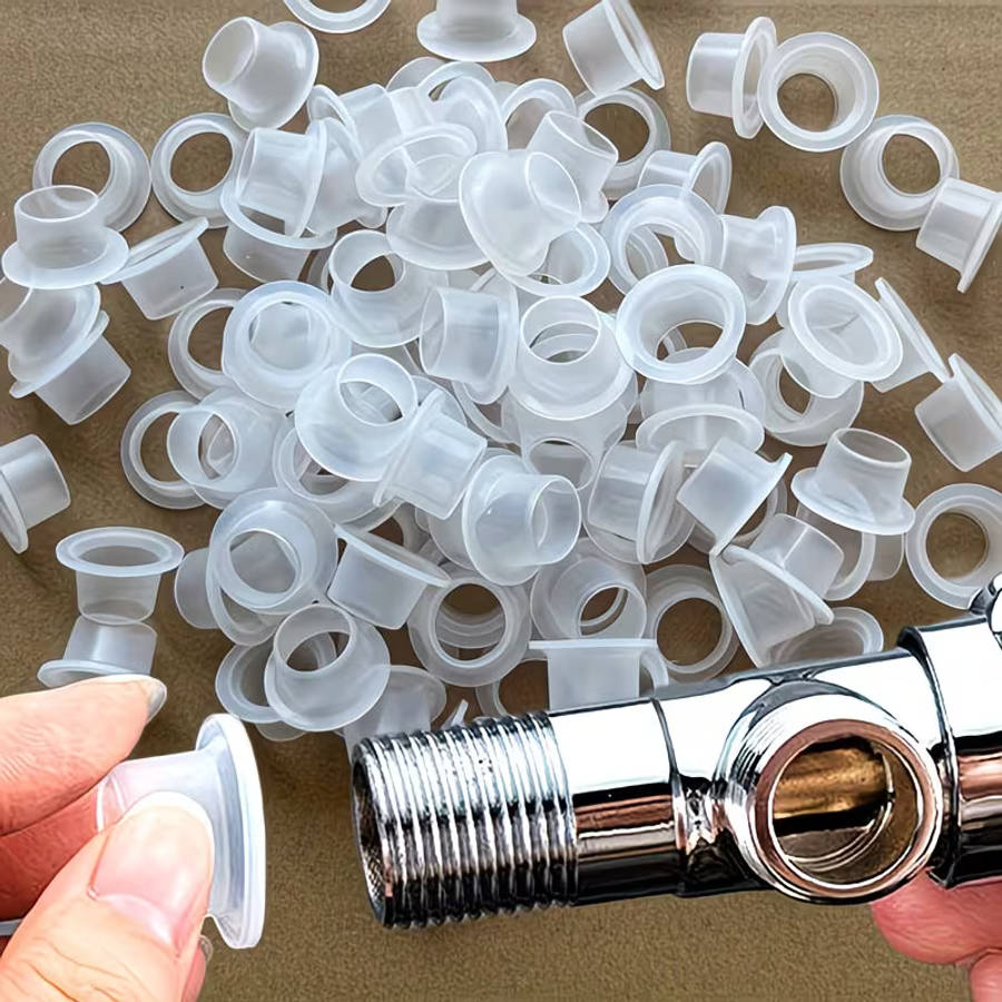 50Pcs Silicone Washers Set Leak Proof Sealing For Pipes Hoses