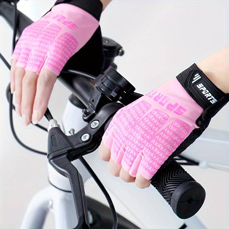 1 Pair Corrugated Pink Size S 3 To 6 Years Old Outdoor Sports Gloves