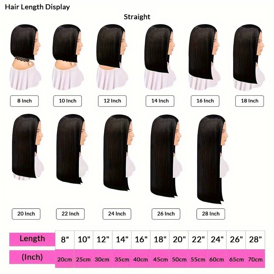 1Pc Black 60.96cm Fashion Design Wig