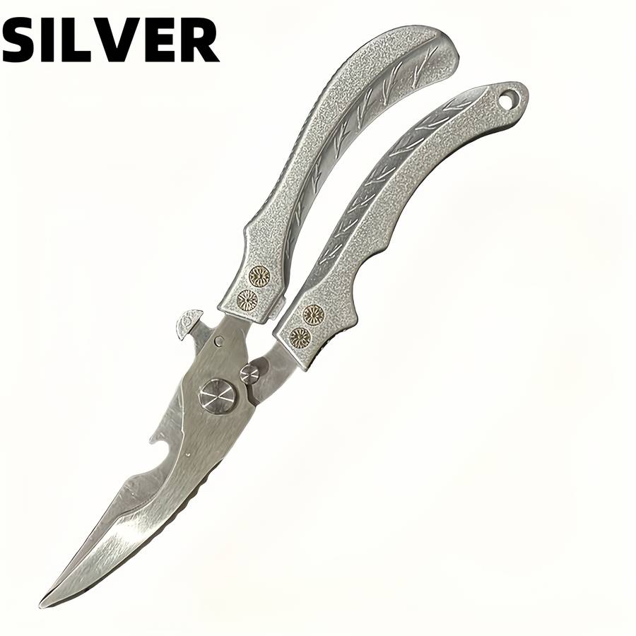 1pc One Heavy Duty Kitchen Scissors High Quality Stainless Steel Large Chicken Bone Scissors Shar