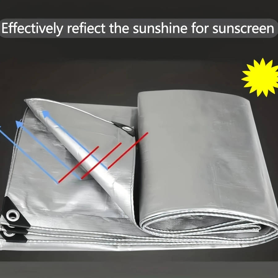 Silvery Thickened Waterproof Cloth