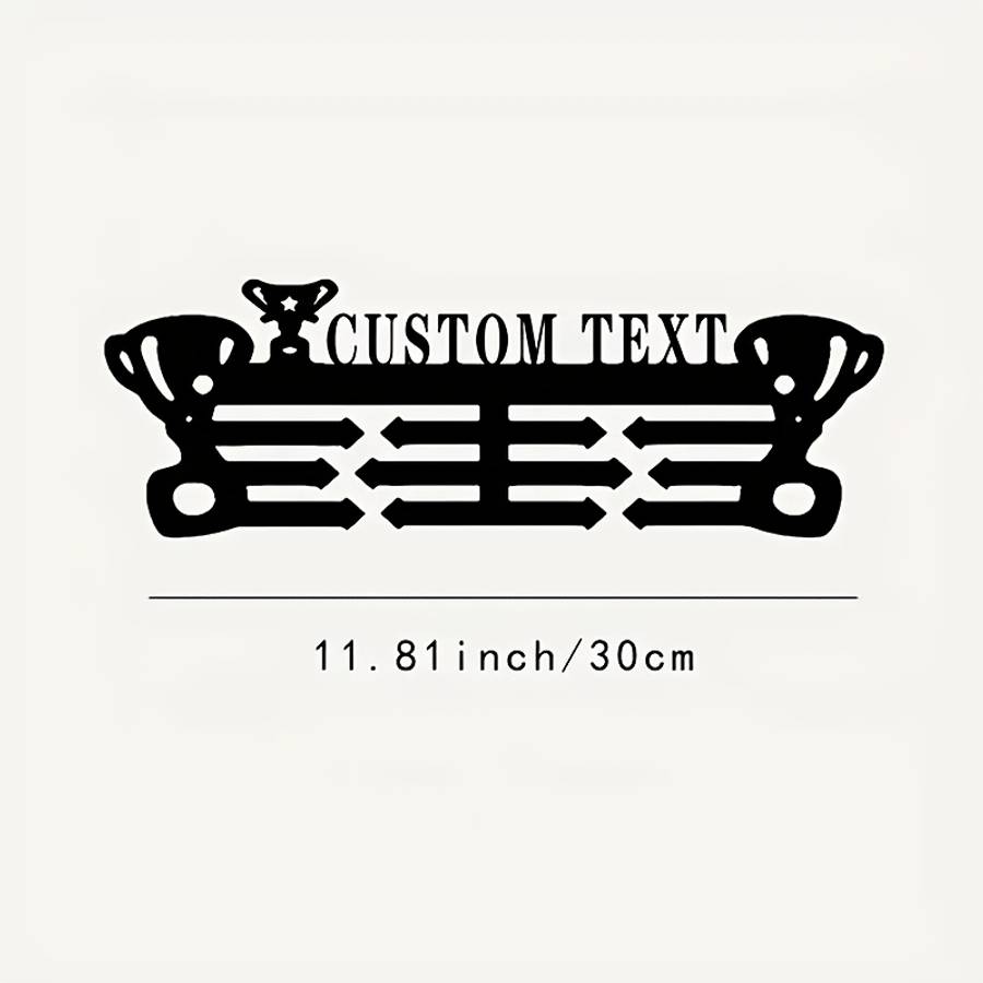 A Custom Vintage Metal Medal Rack DIY Hooks for Displaying Medals on The Wall Decorative Hooks for
