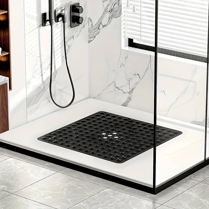 1Pc Transparent Grey 53x53cm Floor Mat