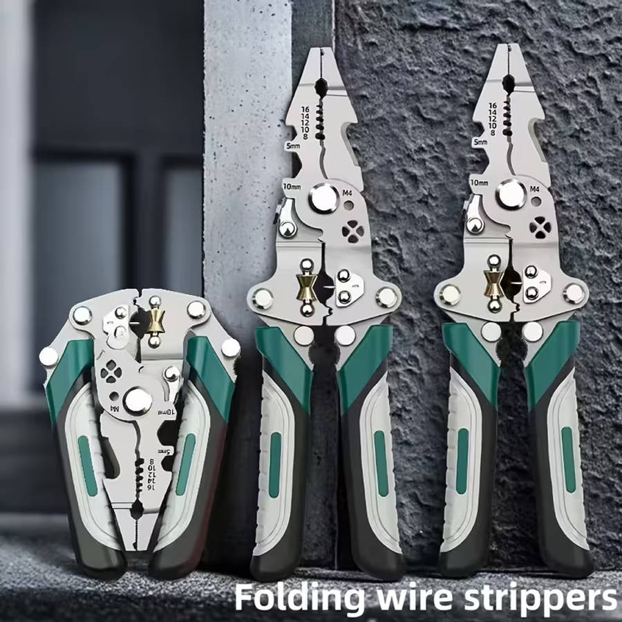 Multifunctional Folding Wire Stripper