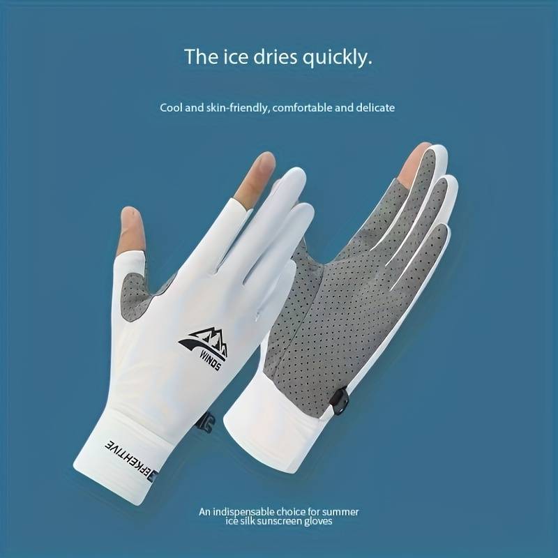 1 Pair Pink Size L Outdoor Sports Gloves