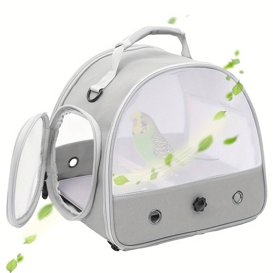 1pc Mesh Grey Pet Bag