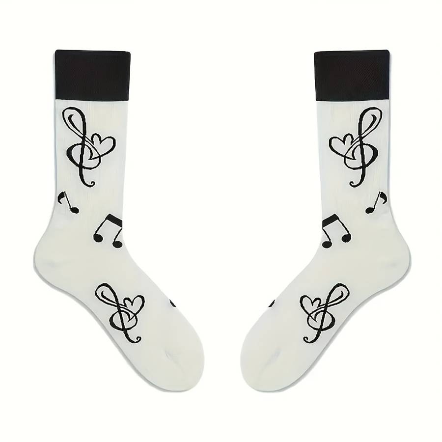 1 Pair Of Mixed Colors One Size Socks
