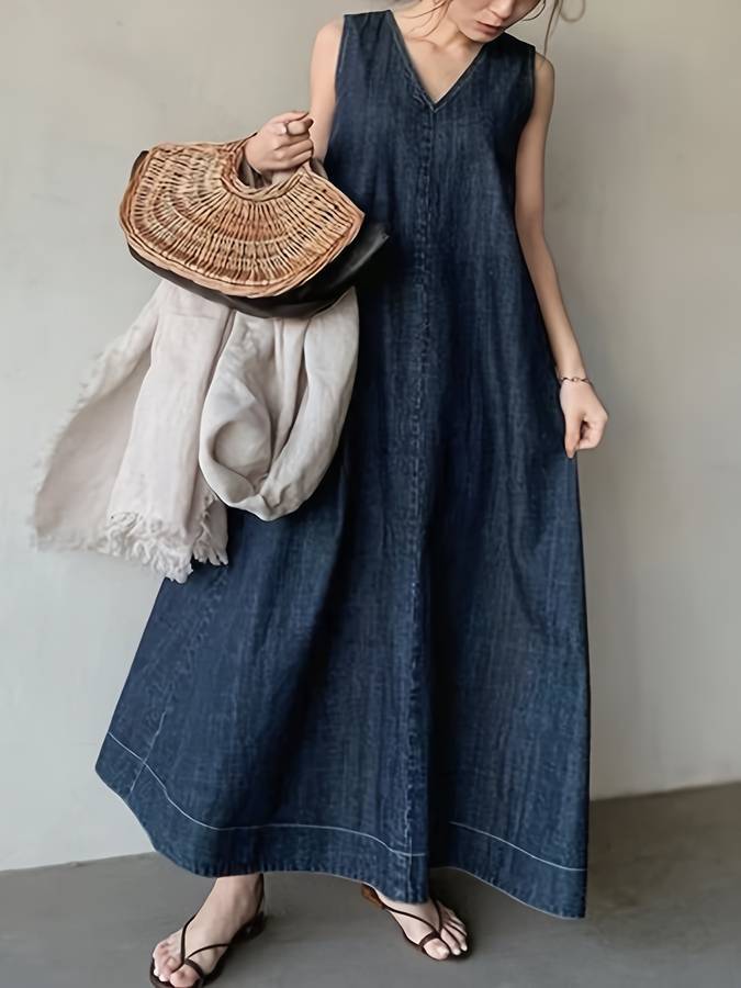 Women S Dress Color Dark Blue Size 5Xl