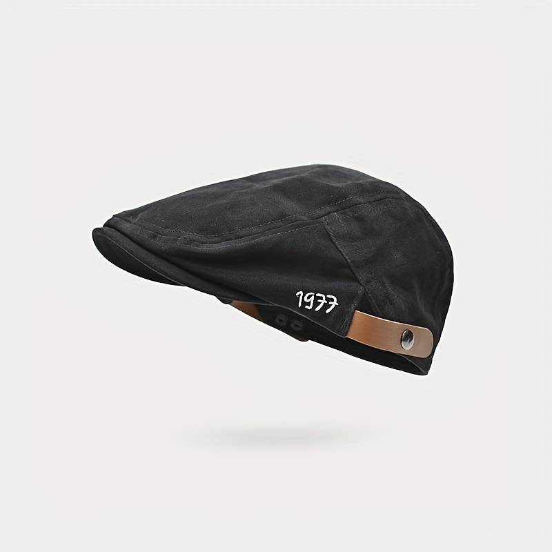 1pc Japanese-Style Unisex Forward-Facing Hats with a Literary British Retro Design Perfect for Art