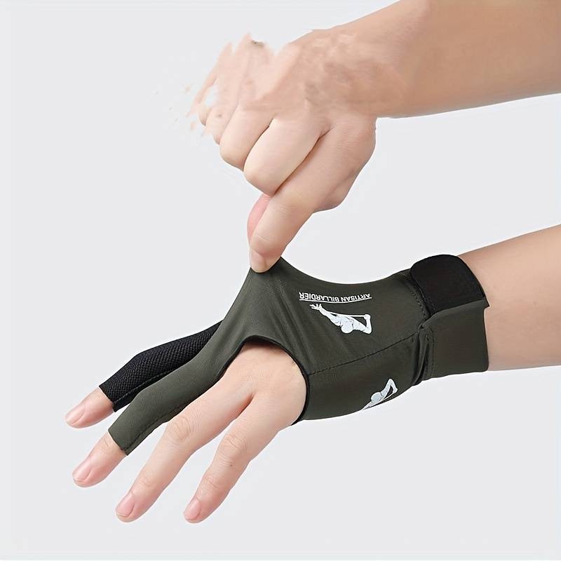 1 Pair Black One Size Outdoor Sports Gloves