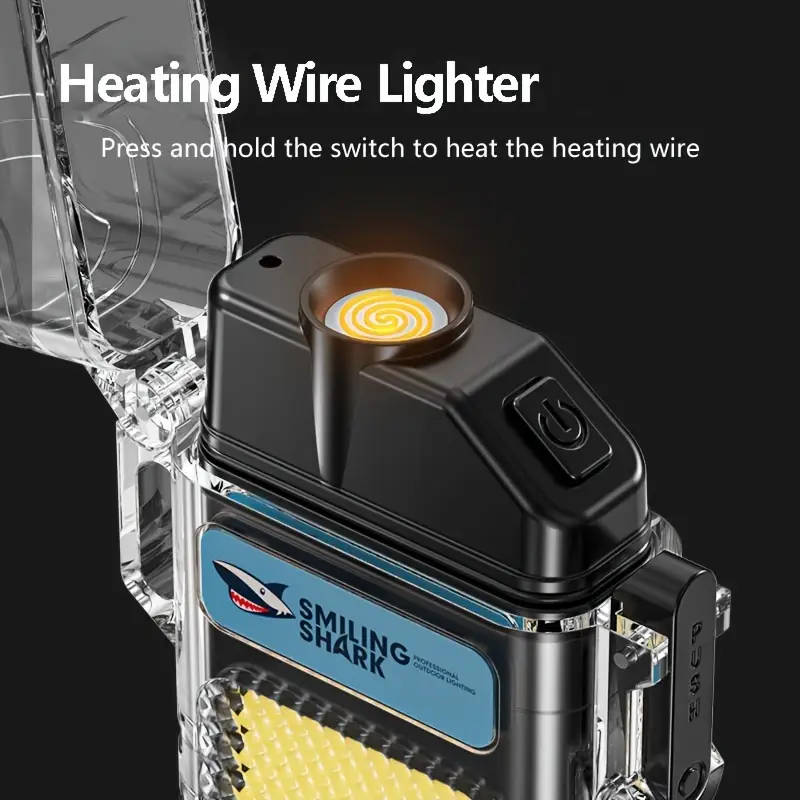 1pc Mini Flashlight COB Keychain Torch light Type-C Rechargeable 3 Modes Pocket Size Ideal for for O