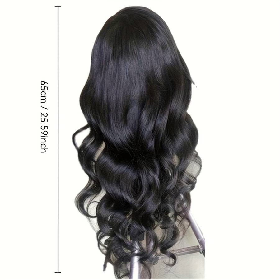 1Pc Black 66.04cm Fashion Design Wig