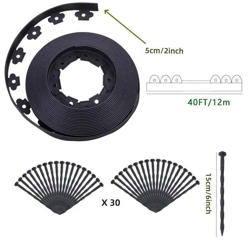 1 Set Of PE Garden Edging Kit