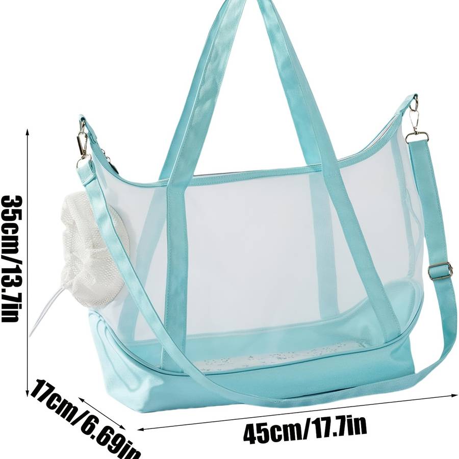 1pc Mint Blue Pet Bag