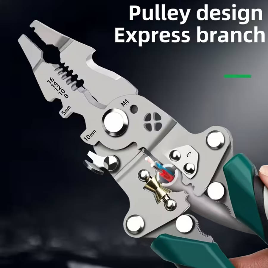 Multifunctional Folding Wire Stripper