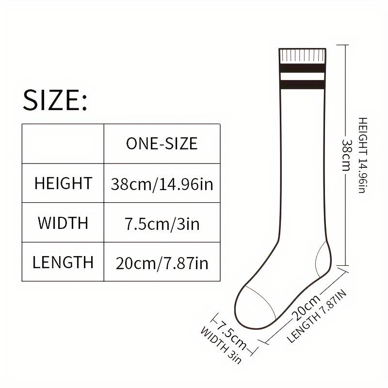1 Pair Fluorescent Green One Size Socks