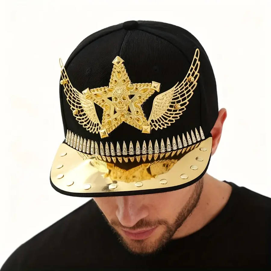 Hip-Hop Punk Rivet Baseball Cap