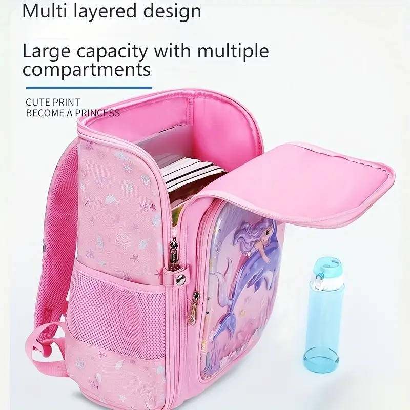 Primary School Student 3D Hard Shell Backpack