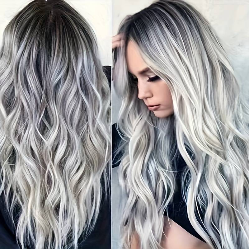 1Pc Mixed Color 60.96cm Fashion Design Wig