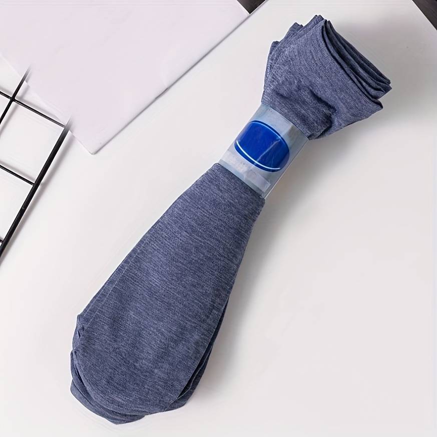 10 Pairs Blue One Size High Elastic Socks