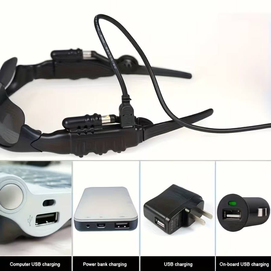 Headphones Glasses Wireless Headset With Microphone