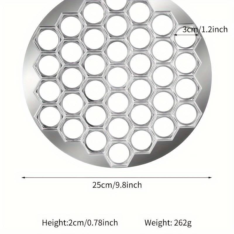 1pc Easy-to-Use Aluminum Dumpling Maker 37-Hole Ravioli Press for DIY Dough Pastry Perfect for