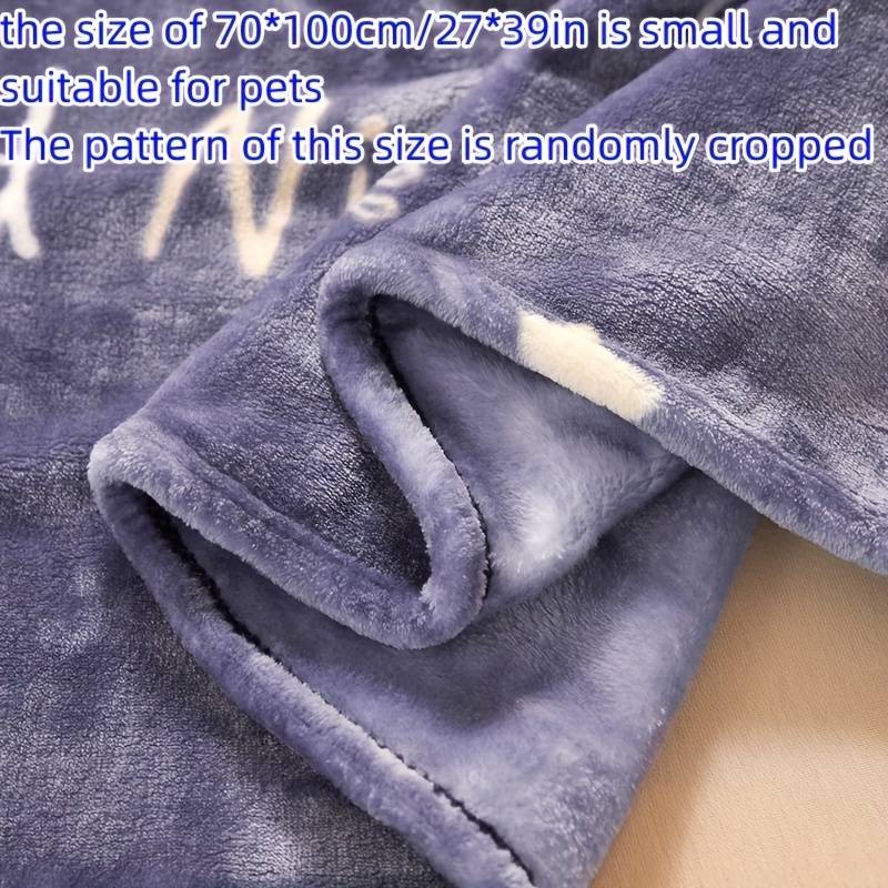 1ps Blanket Color Puppy Blue size 150cmx200cm