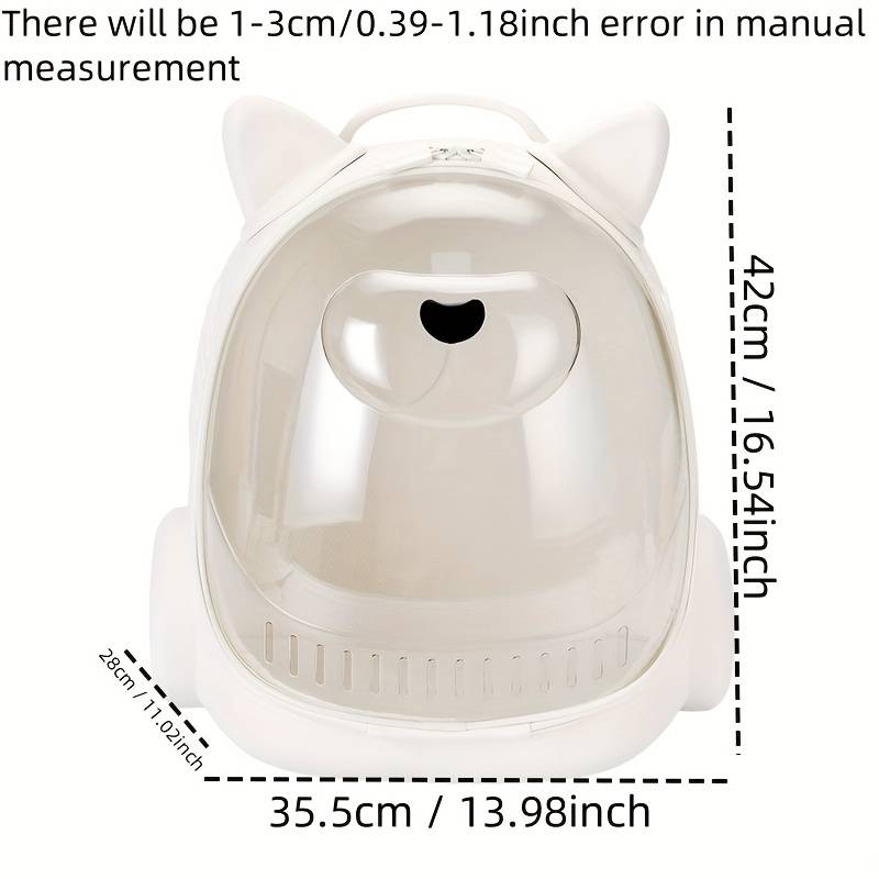 1pc Beigesize One size Pet Bag