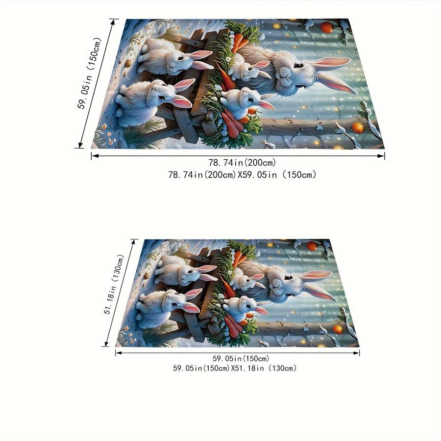 1ps Blanket Color Ft1480 Rabbit size 150X130CM