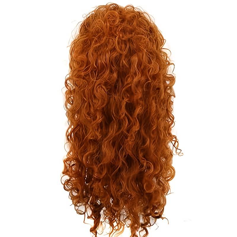 1Pc Dark Brown 66.04cm Fashion Design Wig
