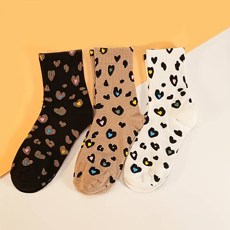 9 Pairs Mixed Color One Size High Elastic Socks