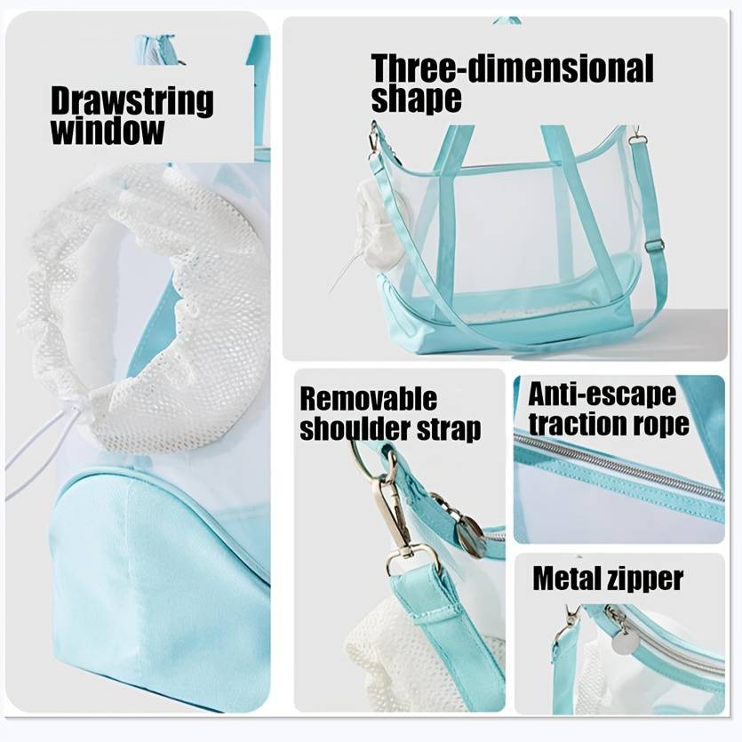 1pc Mint Blue Pet Bag