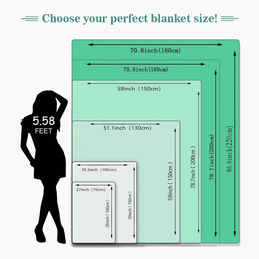 1ps Blanket Size 180X200Cm