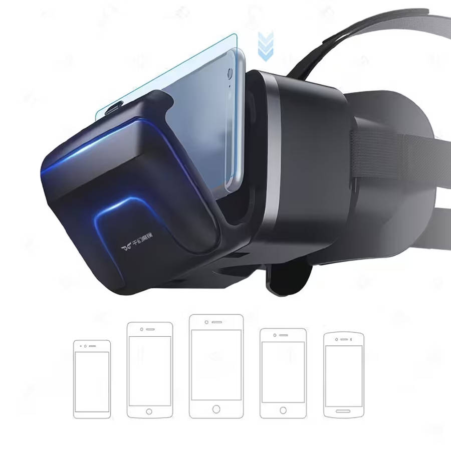 VR SHINECON Next-Gen 3D Virtual Reality Headset - Universal Smartphone VR Glasses