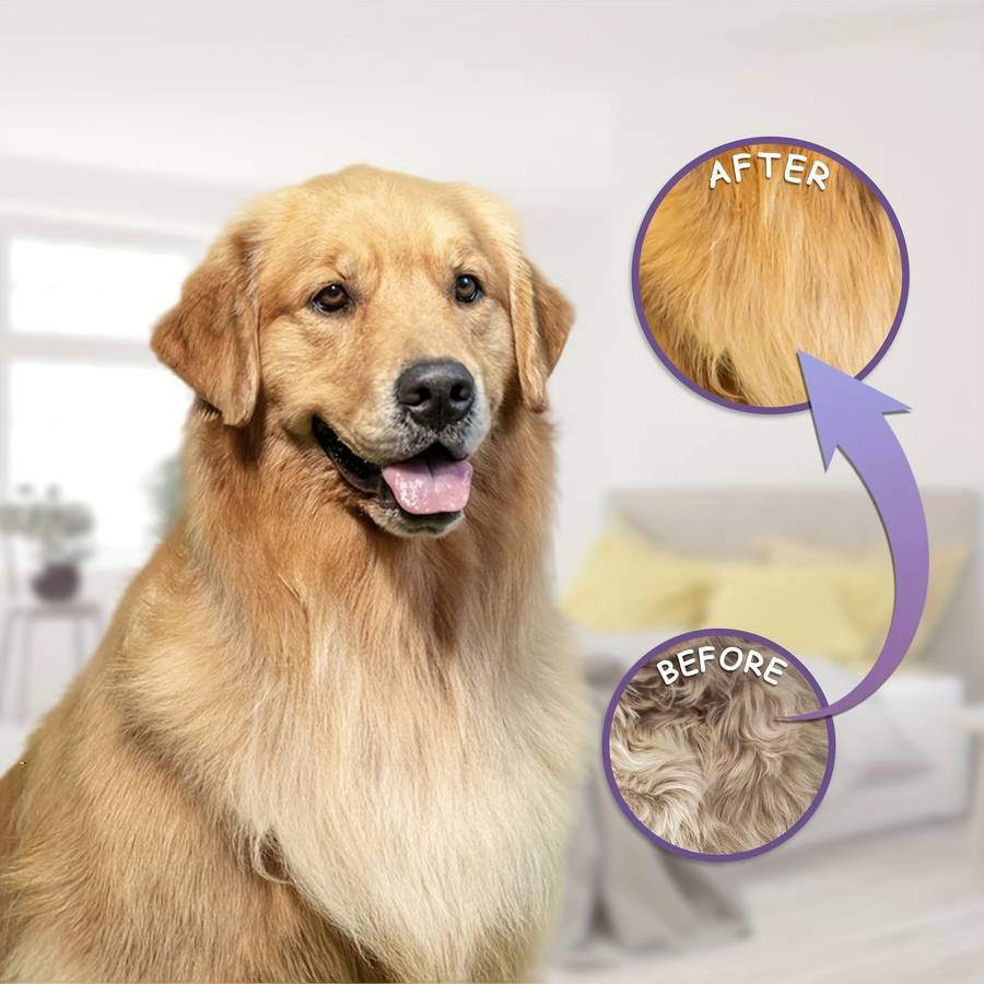 1pc Purple Size Medium Pet Comb