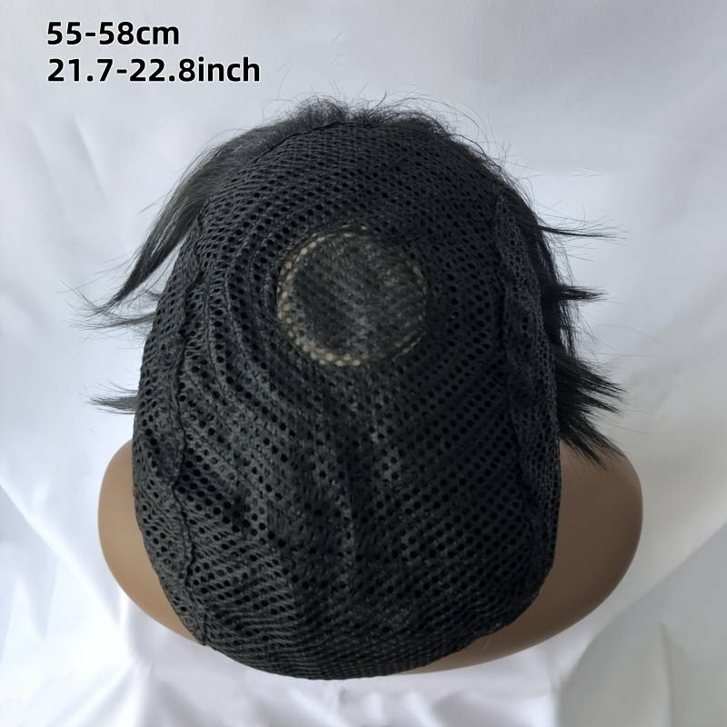1Pc Black 20.32cm Fashion Design Wig