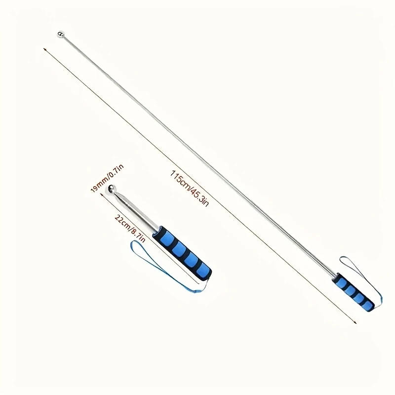1Pc Heavy Duty Telescopic Hammer Stainless Steel Multi Use For Home Inspection