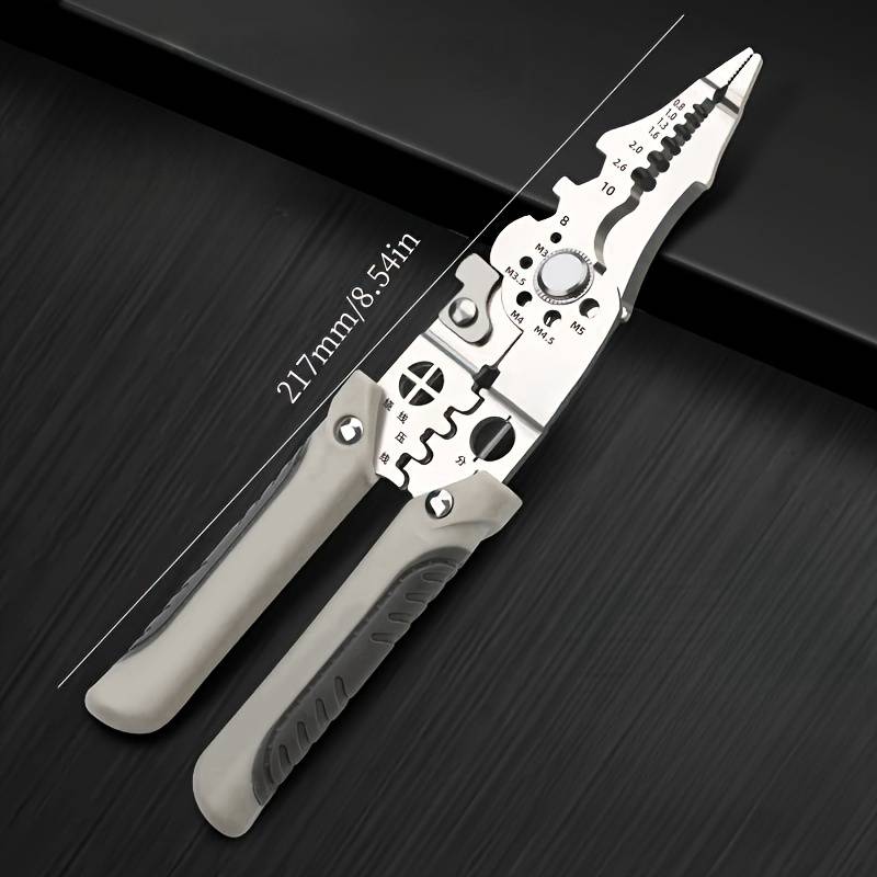 1Pc Stainless Steel Wire Cutter Stripper Repair Tools
