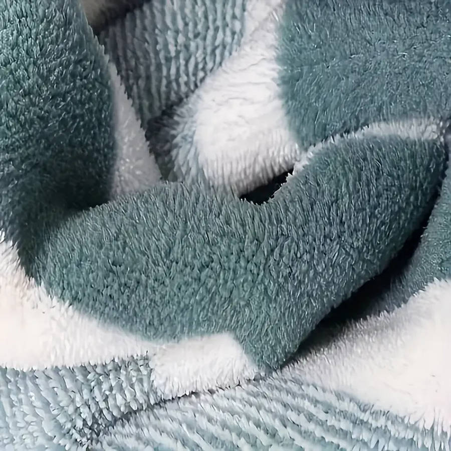 5Piece Ultra-Soft Coral Fleece Towel Set
