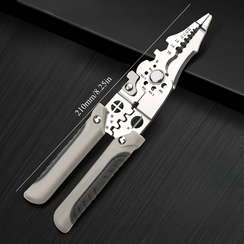 1Pc Stainless Steel Wire Cutter Stripper Repair Tools