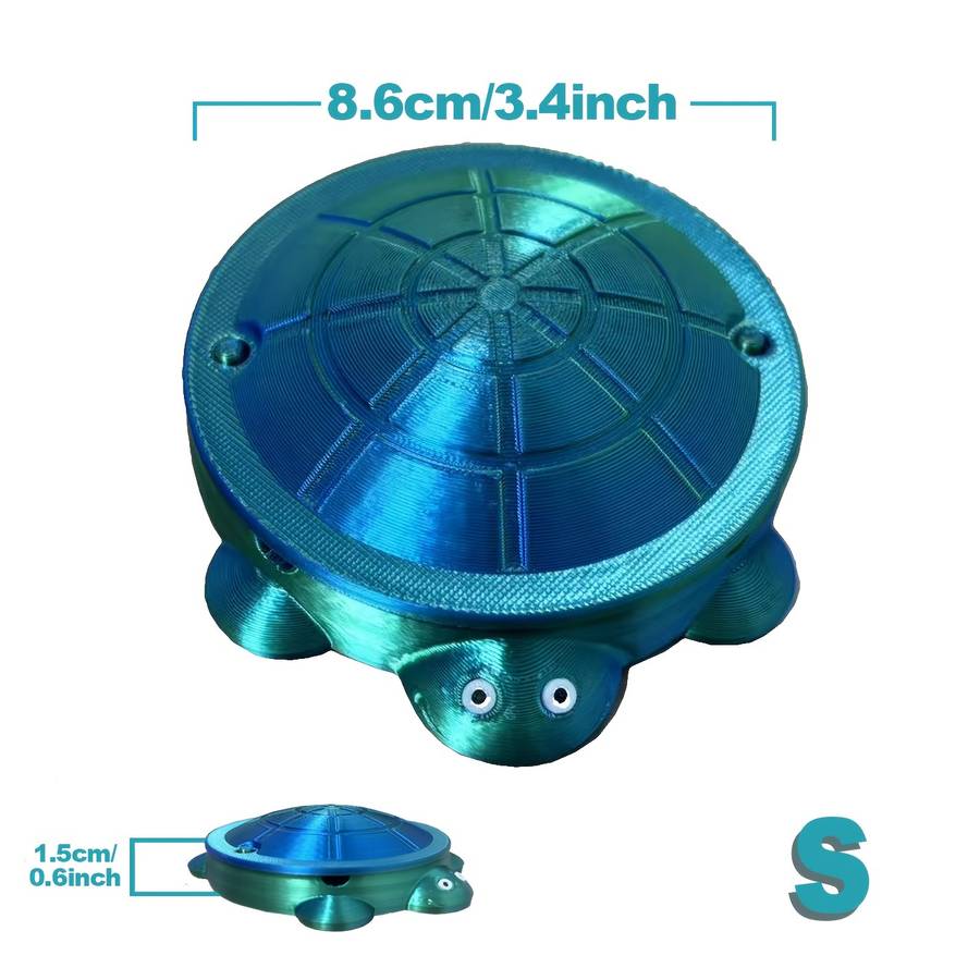 1pc Cute Turtle Shaped Ashtray Contemporary Style Plastic Material Alien Design No Need for Pow