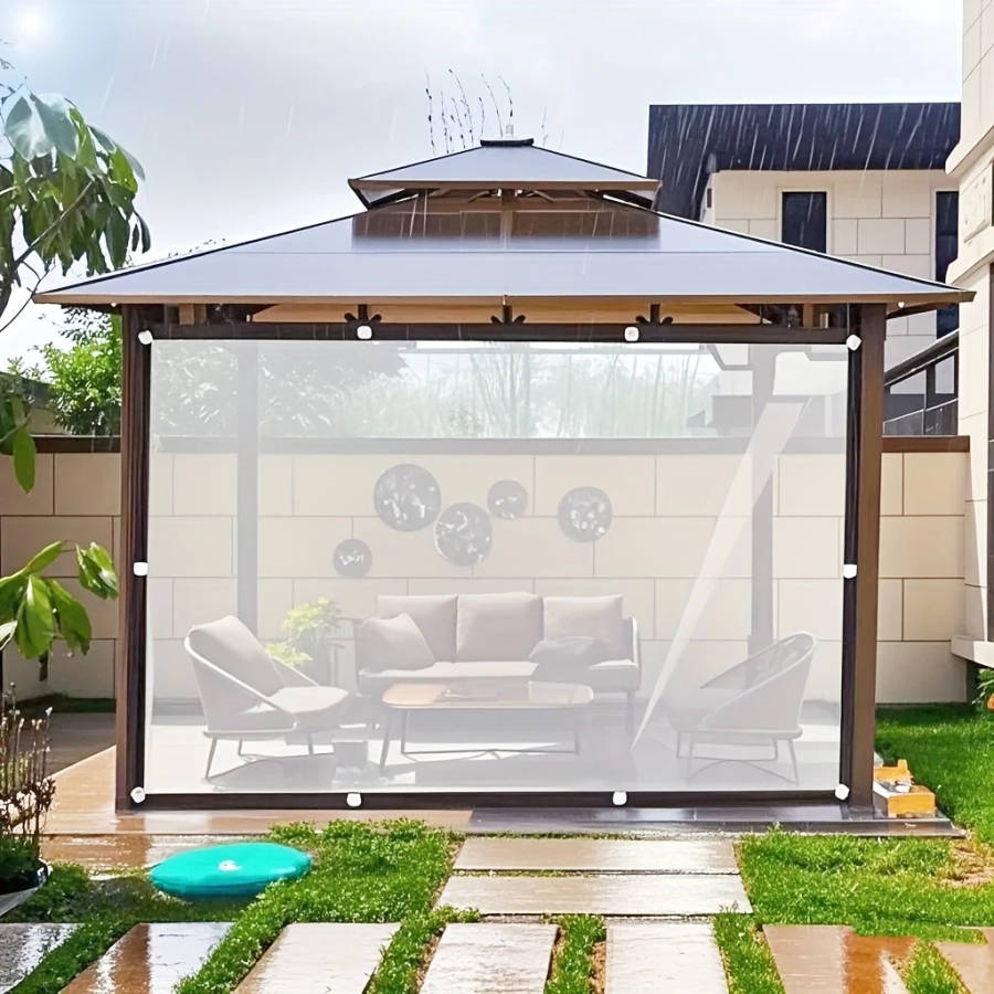 1 Clear Waterproof UV Resistant Tarp